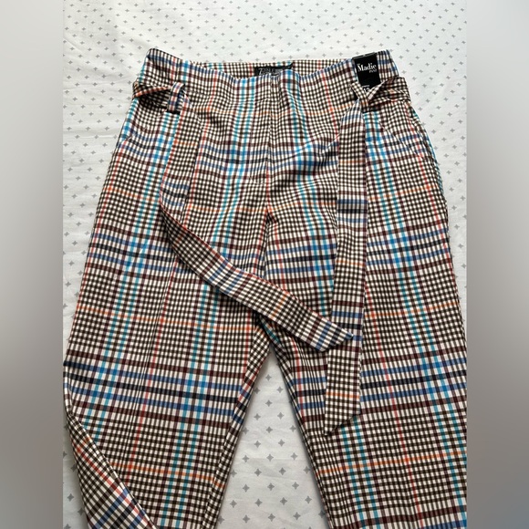 New York & Company Multicolor Plaid Pants - Picture 3 of 10
